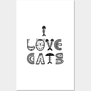 I love cat Posters and Art